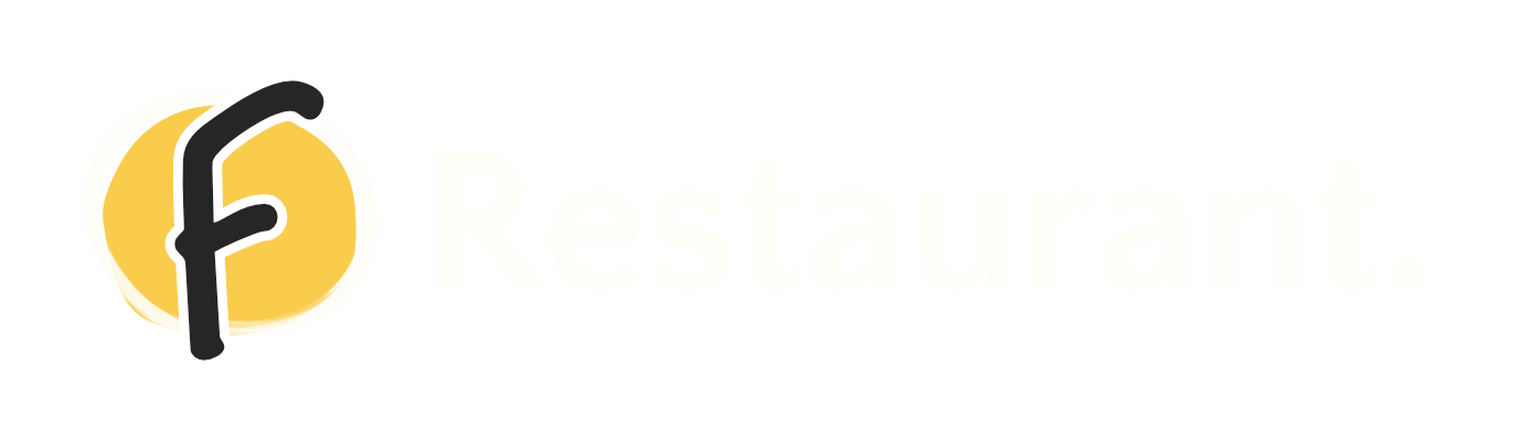 Logo Restosite pour restaurant fun blanc